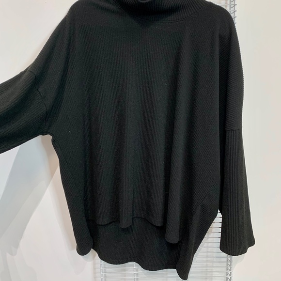 Ribbed Cowl-Neck Sweater - Picture 3 of 4